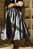 Paloma Tela Bubble Skirt Navy